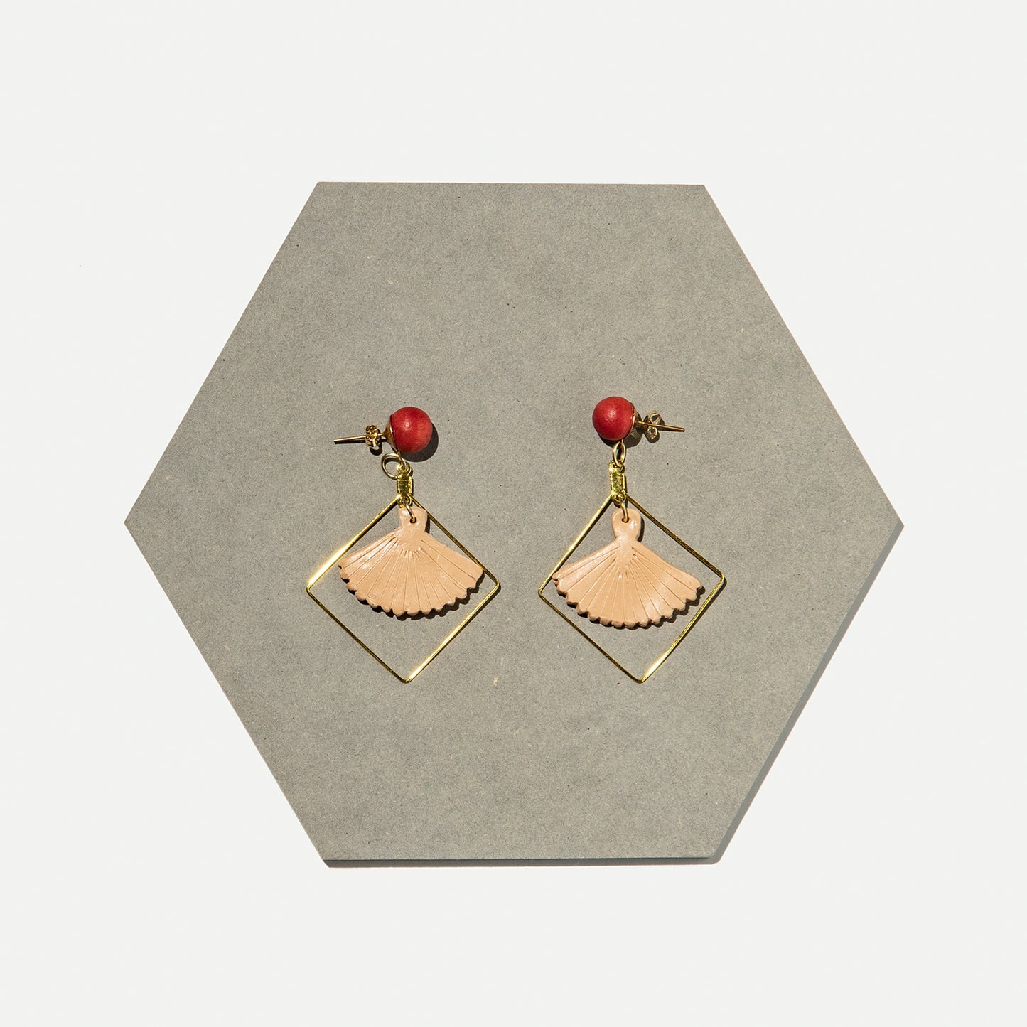 Maya Handmade Clay Earrings