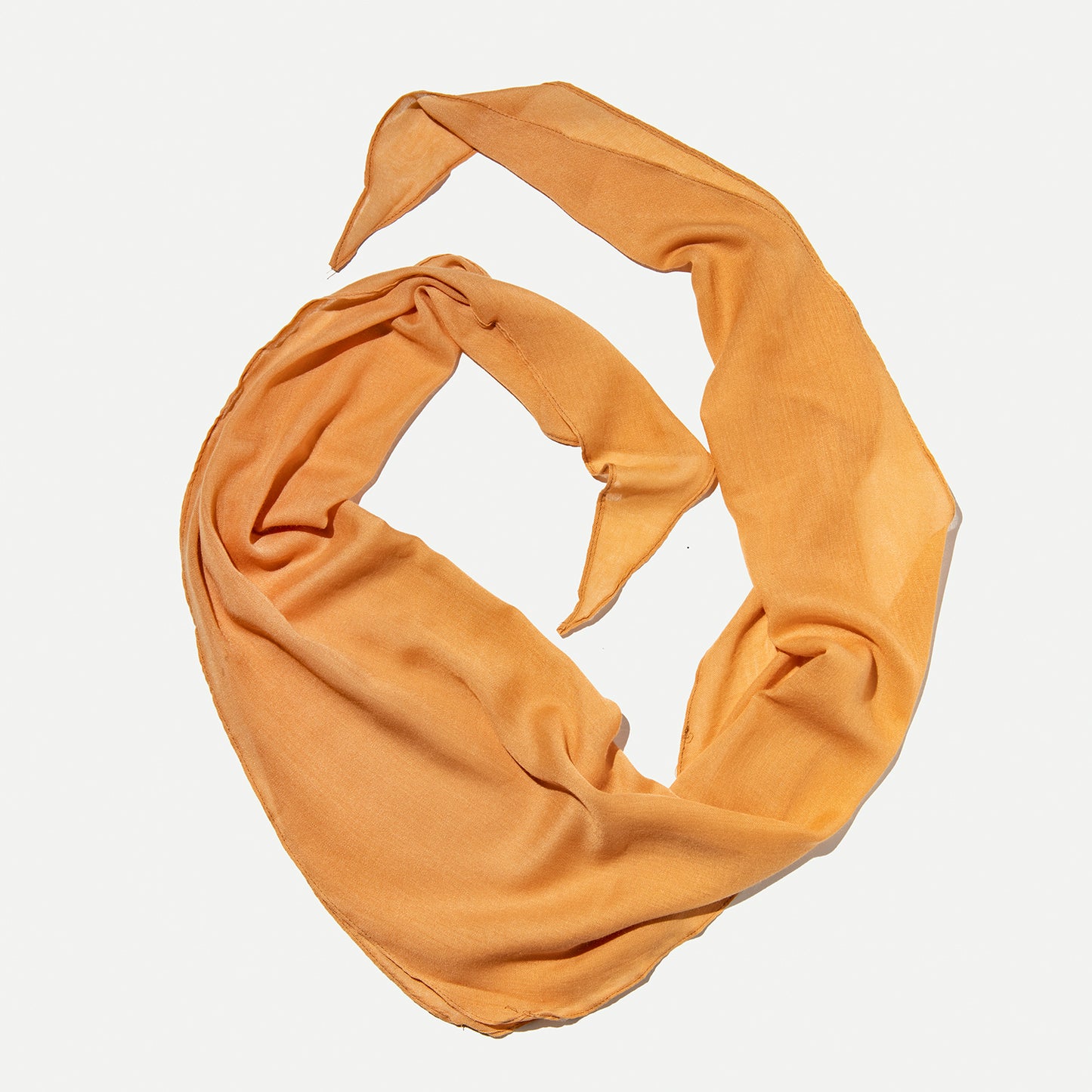 Yumi Cotton Linen Scarf (Terracotta)