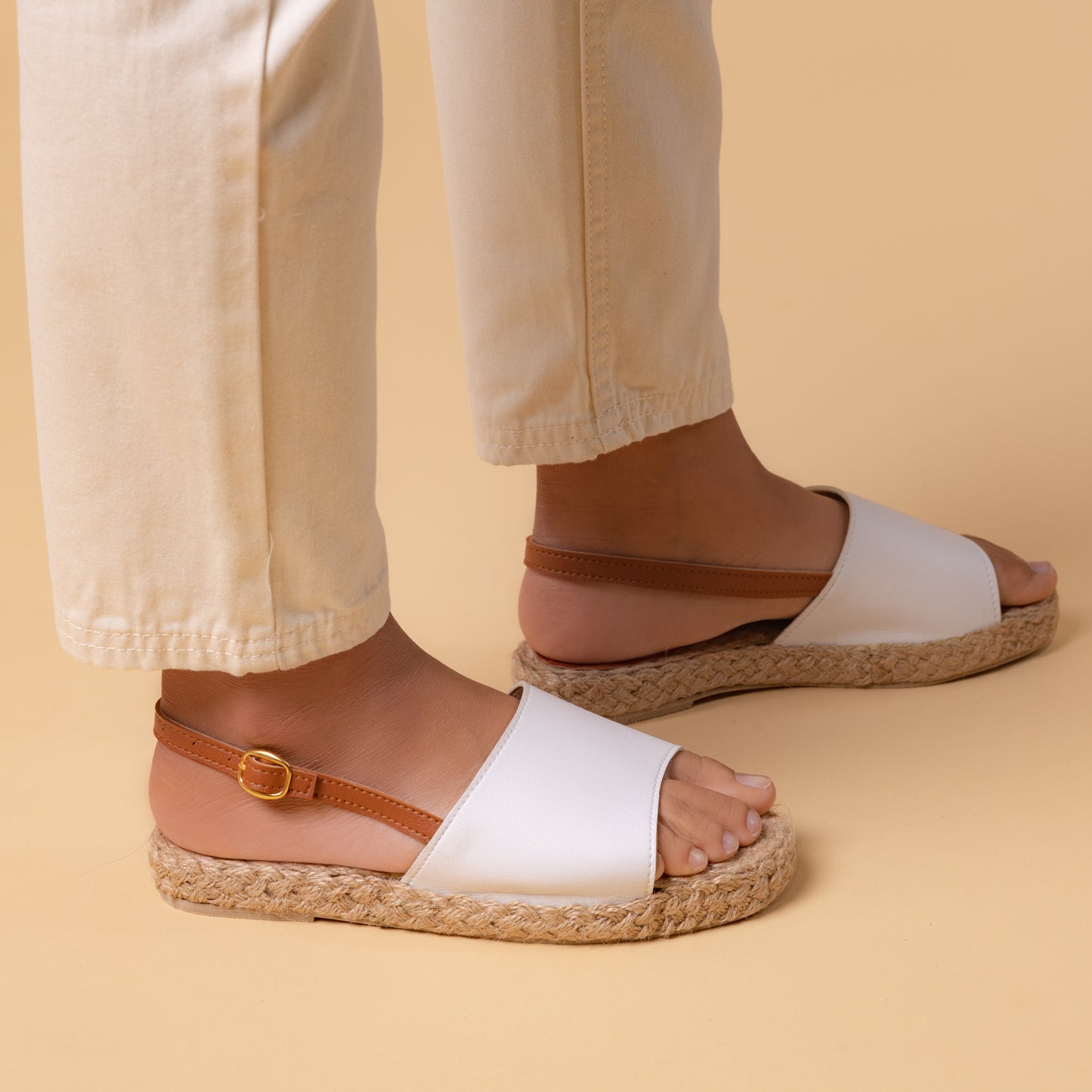 Corazon Sustainable Slingback Abaca Sandals